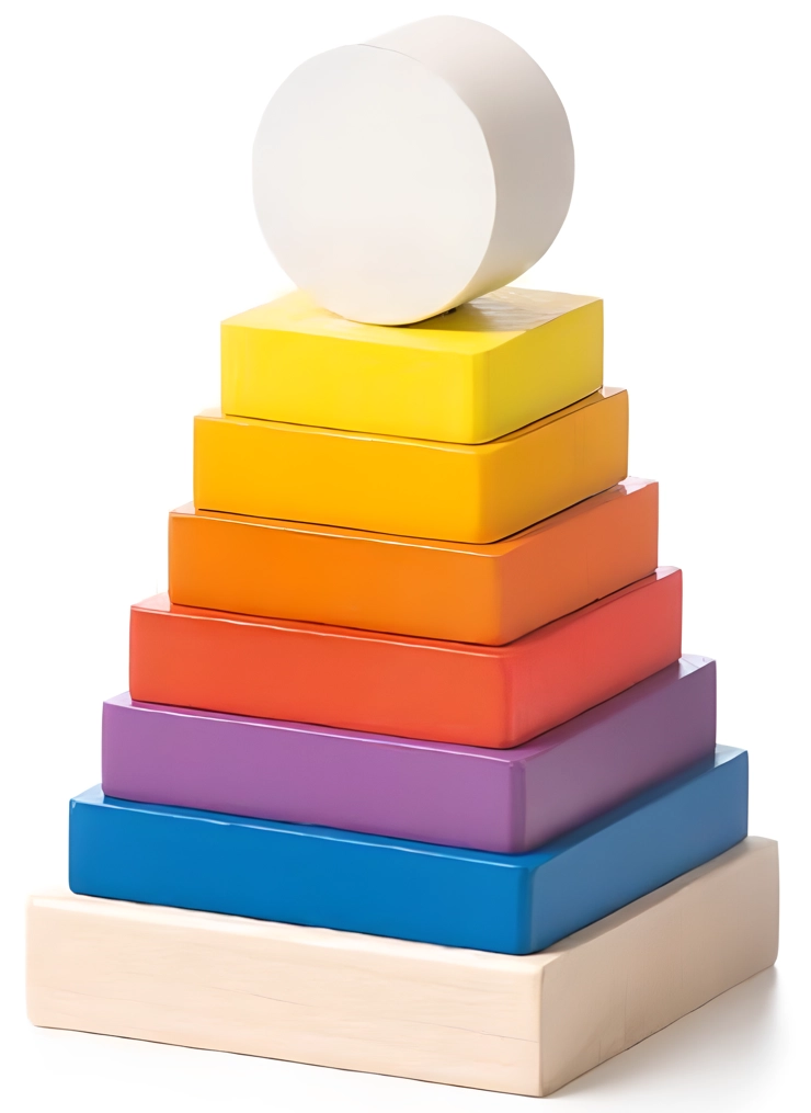 Piramida drewniana - Zabawki