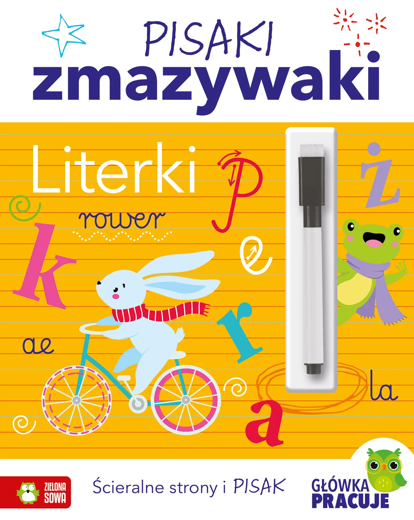 Pisaki zmazywaki. Literki - Książki