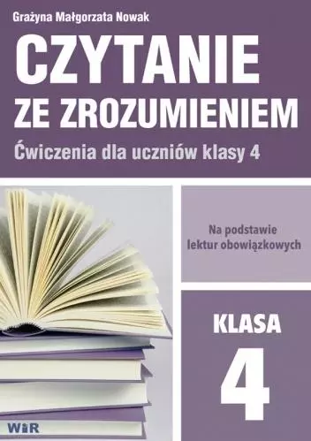 Czytanie ze zrozumieniem. Ćwiczenia dla uczniów klasy 4 - Książki