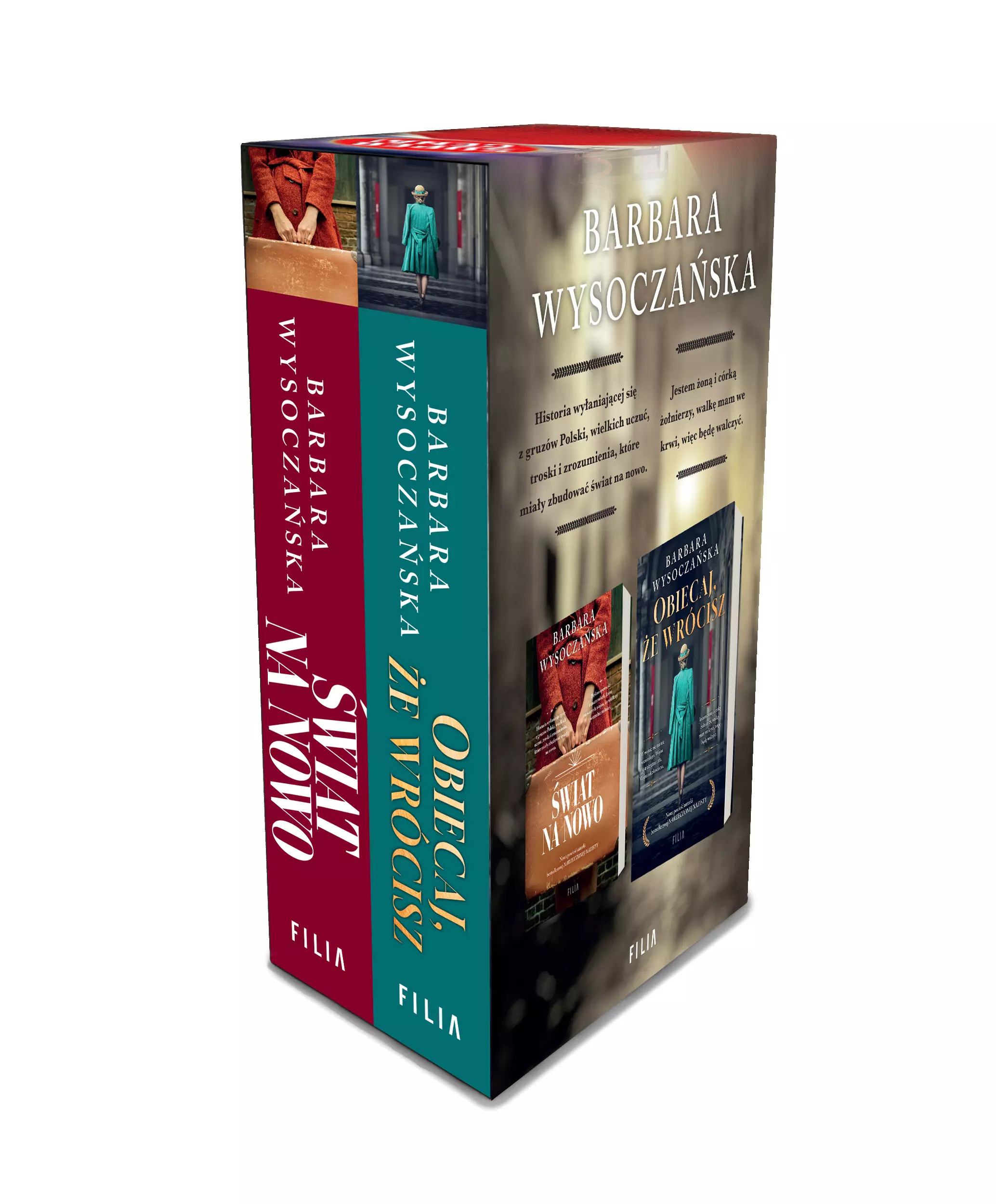 Pakiet: Świat na nowo / Obiecaj, że wrócisz - Książki