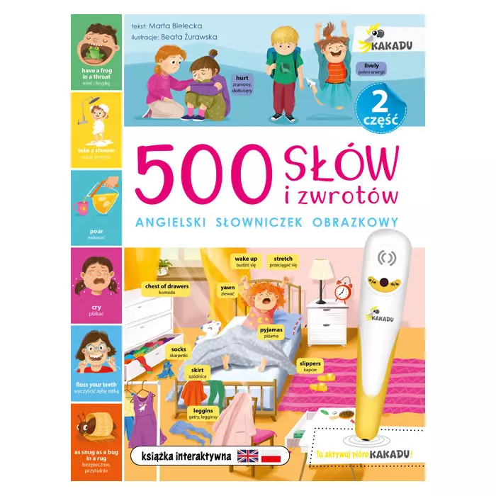 500 słów i zwrotów. Angielski słowniczek obrazkowy, część 2 - Książki