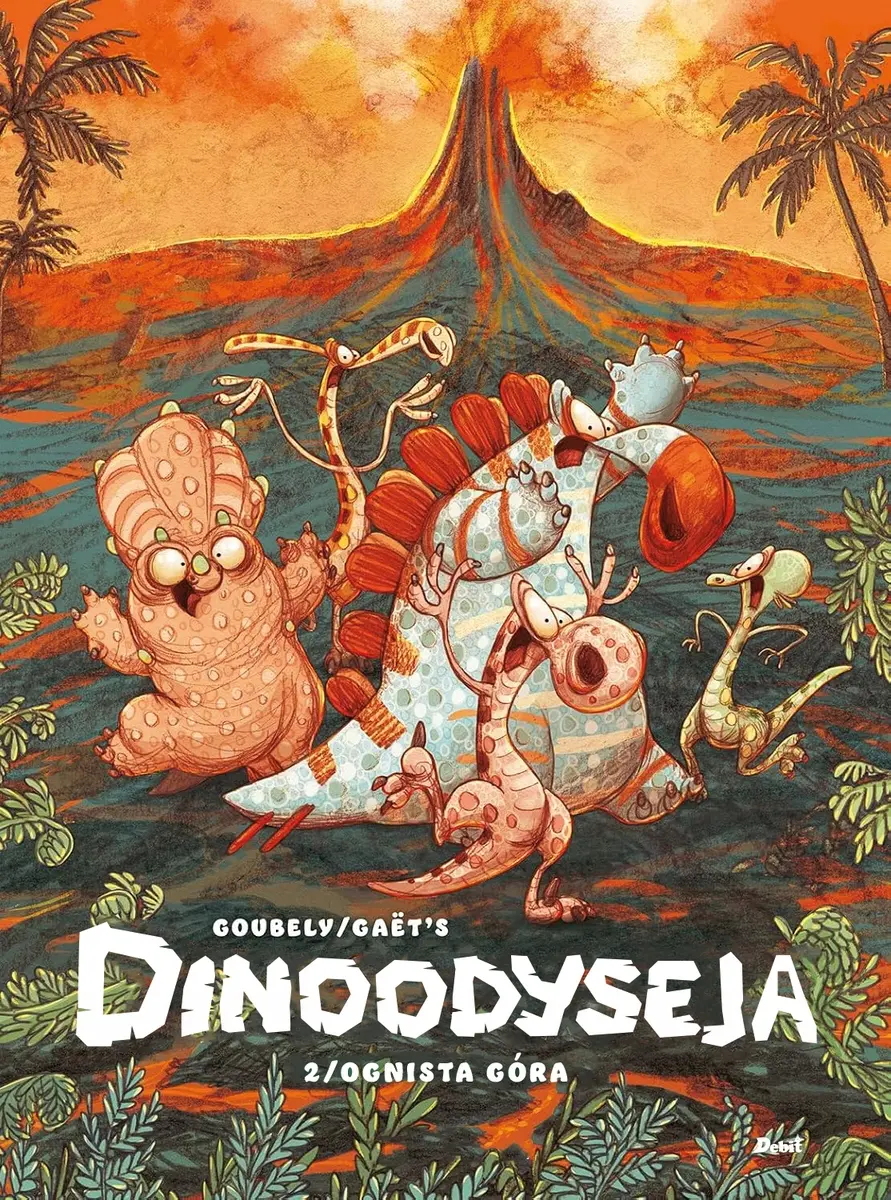 Dinoodyseja. Ognista góra. Tom 2 - Książki