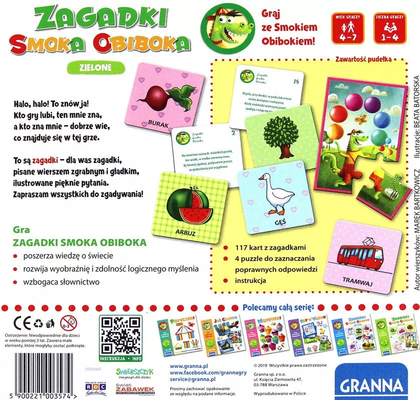 Zielona gra. Zagadki Smoka Obiboka - Gry