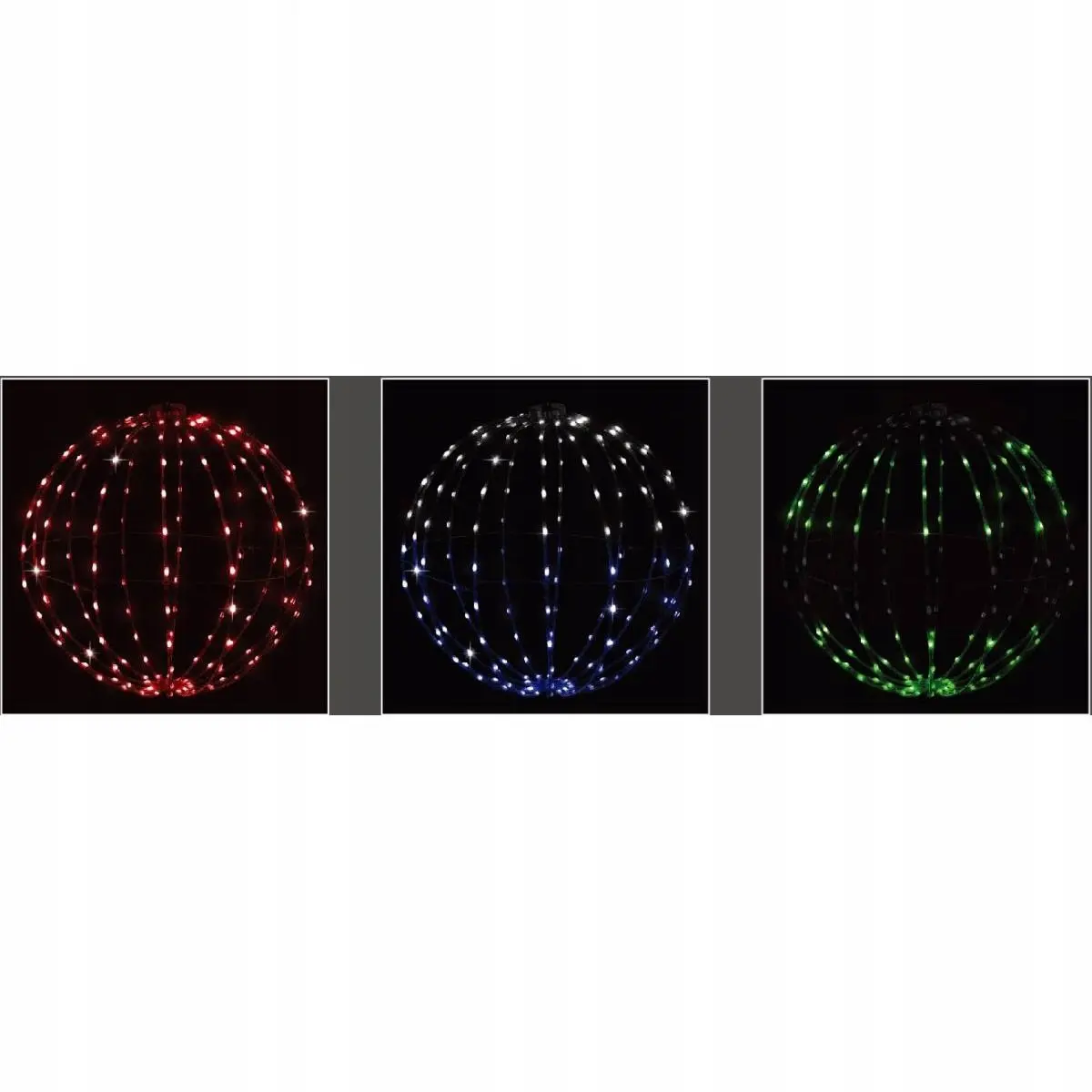 Kula Dekoracyjna Wisząca 168LED RGB 40CM - Elektronika i akcesoria