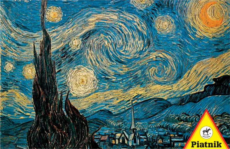 Puzzle 1000 elementów. Van Gogh, Gwiaździsta noc - Puzzle
