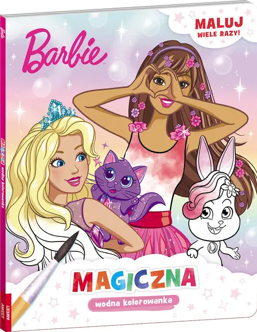 Mattel barbie dreamtopia. magiczna wodna kolorowanka - Książki
