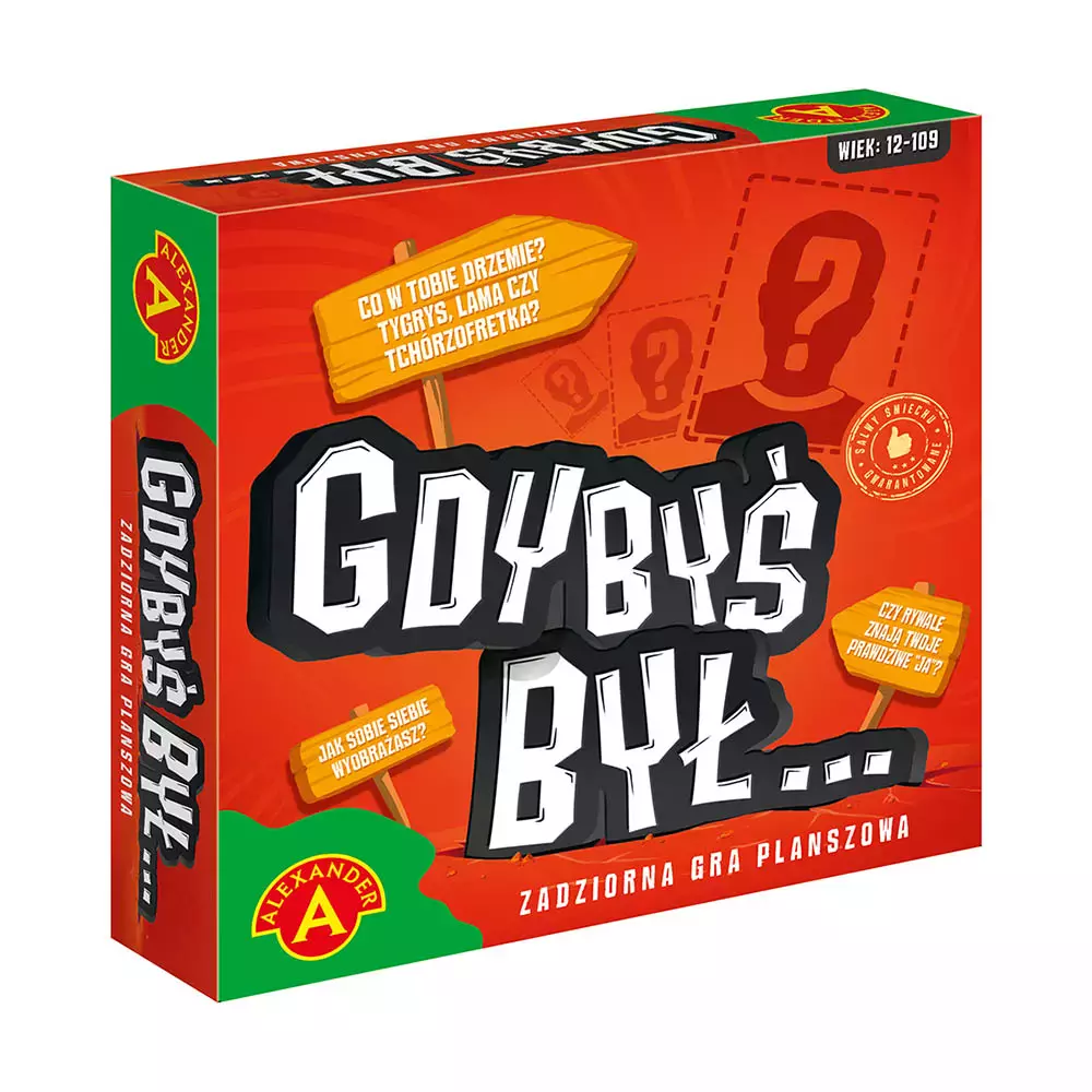 Przezabawna zadziorna gra planszowa dla dzieci i dorosłych - Gdybyś był...
