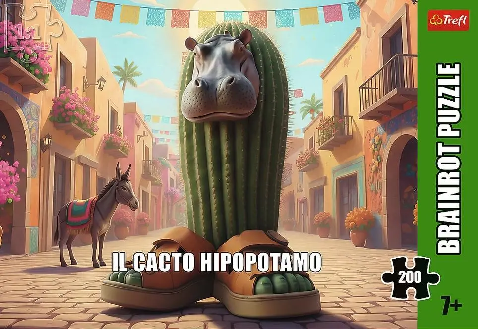 Puzzle 200 BrainRots Il Cacto Hipopotamo TREFL - Puzzle