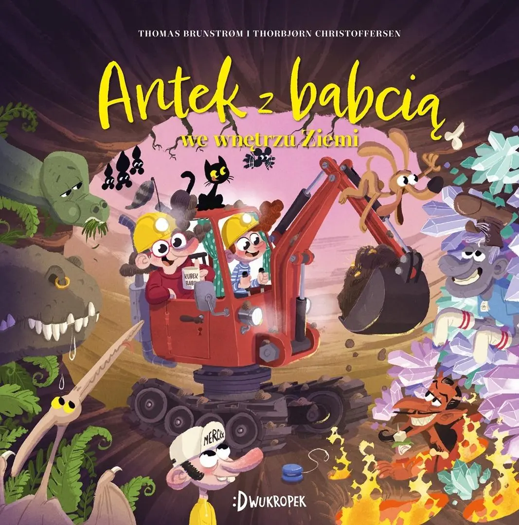 Antek z babcią we wnętrzu Ziemi - Książki