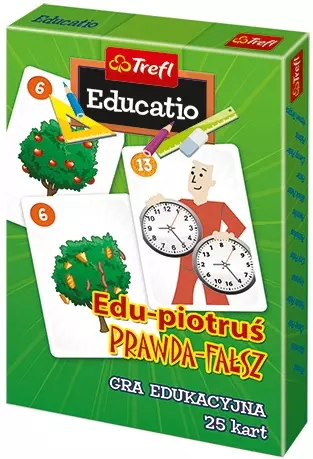 Prawda-fałsz. Karty Edu Piotruś - Gry