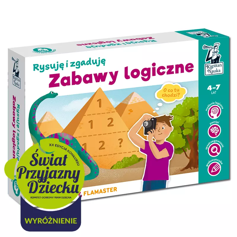 Zabawy logiczne. Rysuję i zgaduję, wydanie 2 - Książki