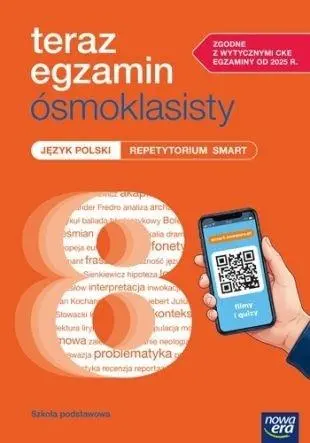Teraz egzamin ósmoklasisty. Język polski. Repetytorium 2026-2027 EXAM PREPARATION klasy 4-8 SMART - Książki