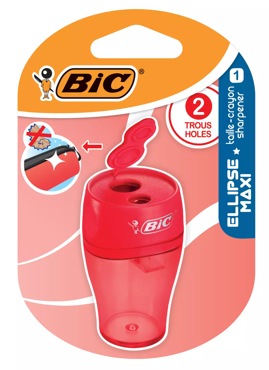 Temperówka Sharpener Ellipse, z 2 otworami - Papiernicze i szkolne