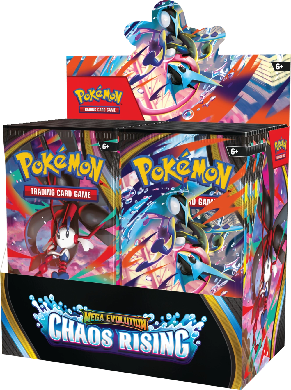 Pokémon TCG. Mega Evolution. Chaos Rising (36 sztuk) - Gry
