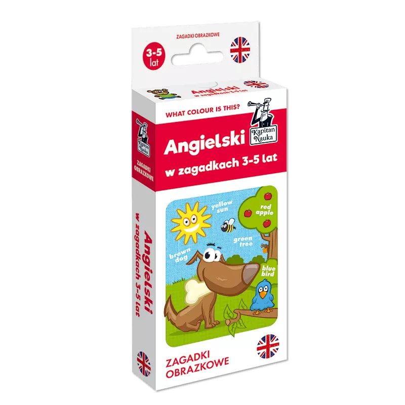 Angielski w zagadkach 3-5 lat. Zagadki obrazkowe, wydanie 3 - Książki