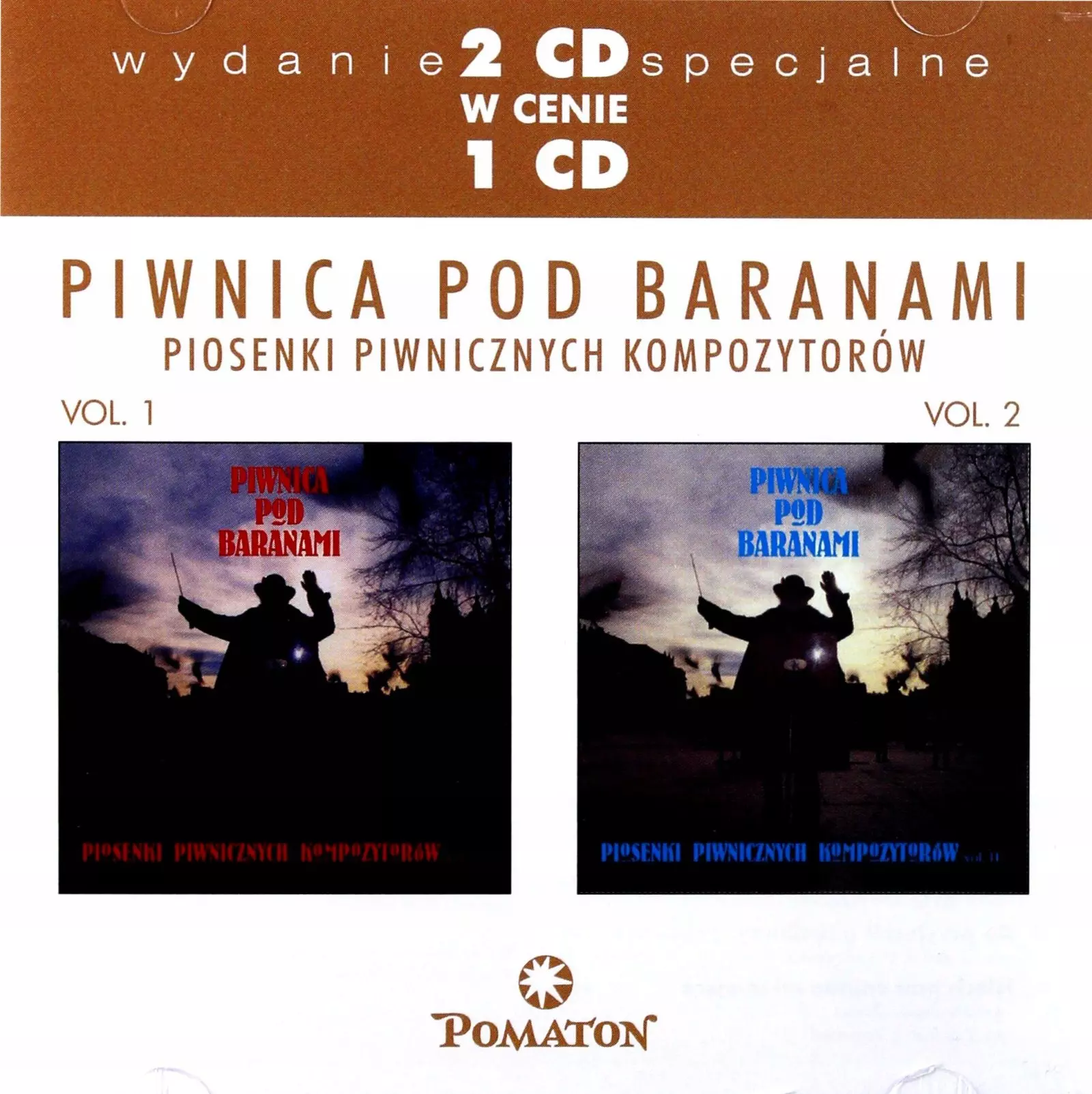 Piosenki Piwnicznych Kompozytorow Vol. 1 i 2, 2 CD - Muzyka