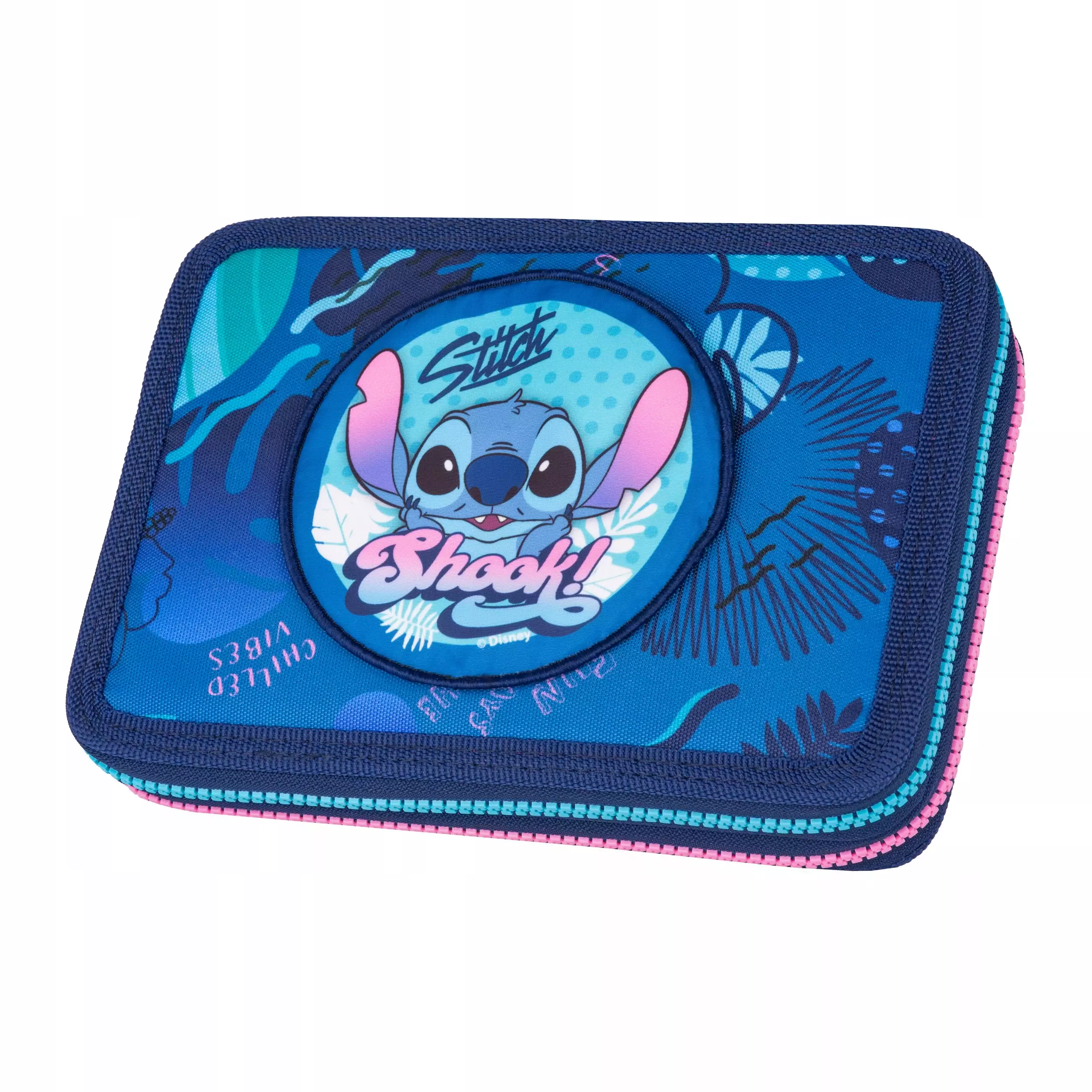 Piórnik 2-komorowy z wyposażeniem Disney Core Jumper 2 Stitch - Papiernicze i szkolne