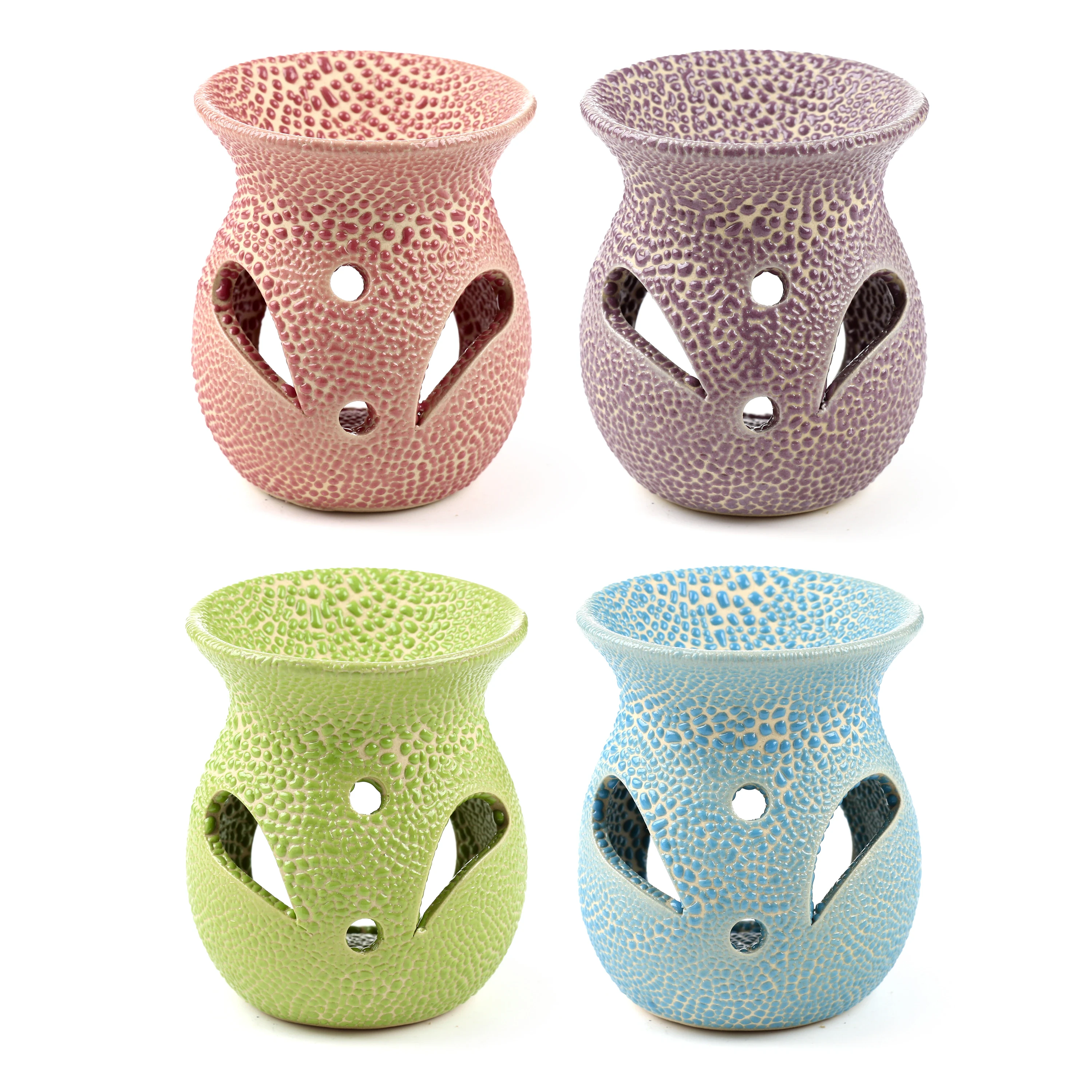 Kominek - podgrzewacz do olejków - Teksturowany - Mama i dziecko