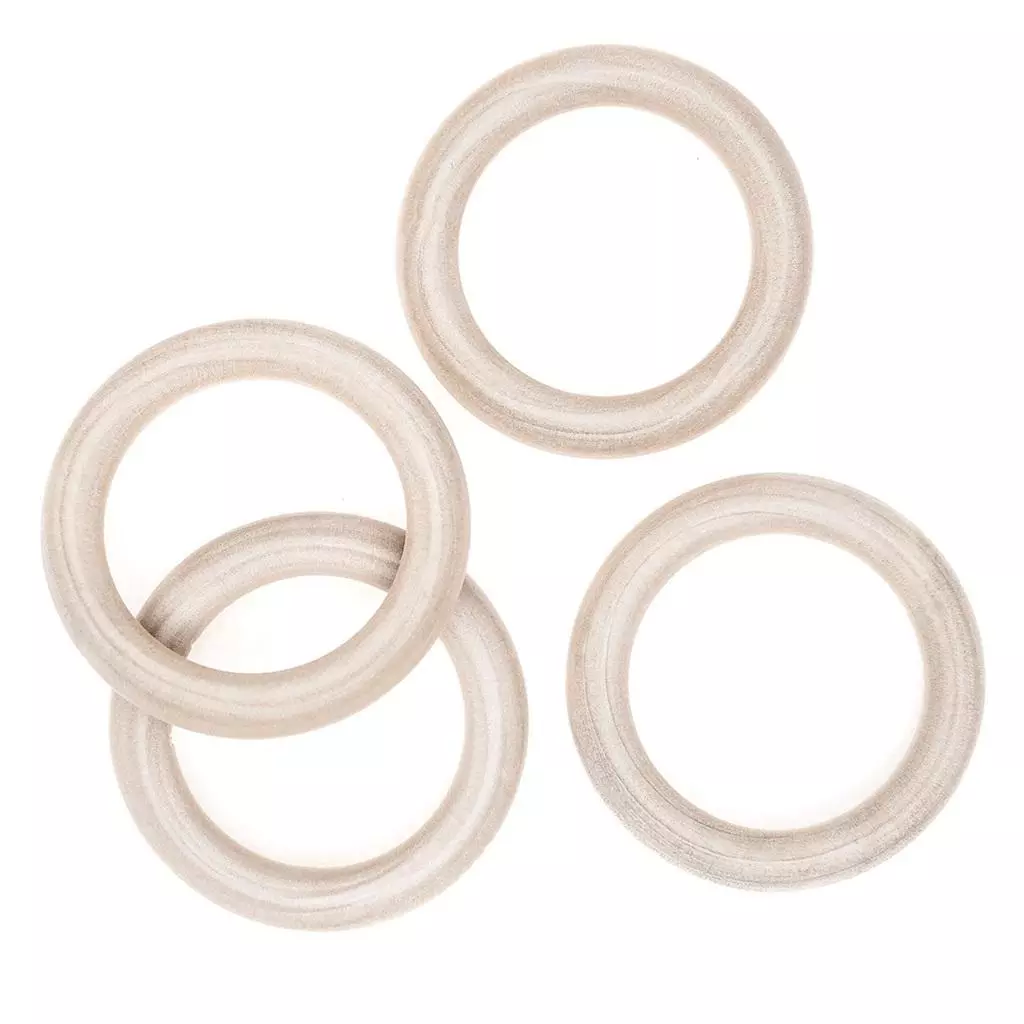 Drewniane kółko do markamy 70mm 4szt - Papiernicze i szkolne