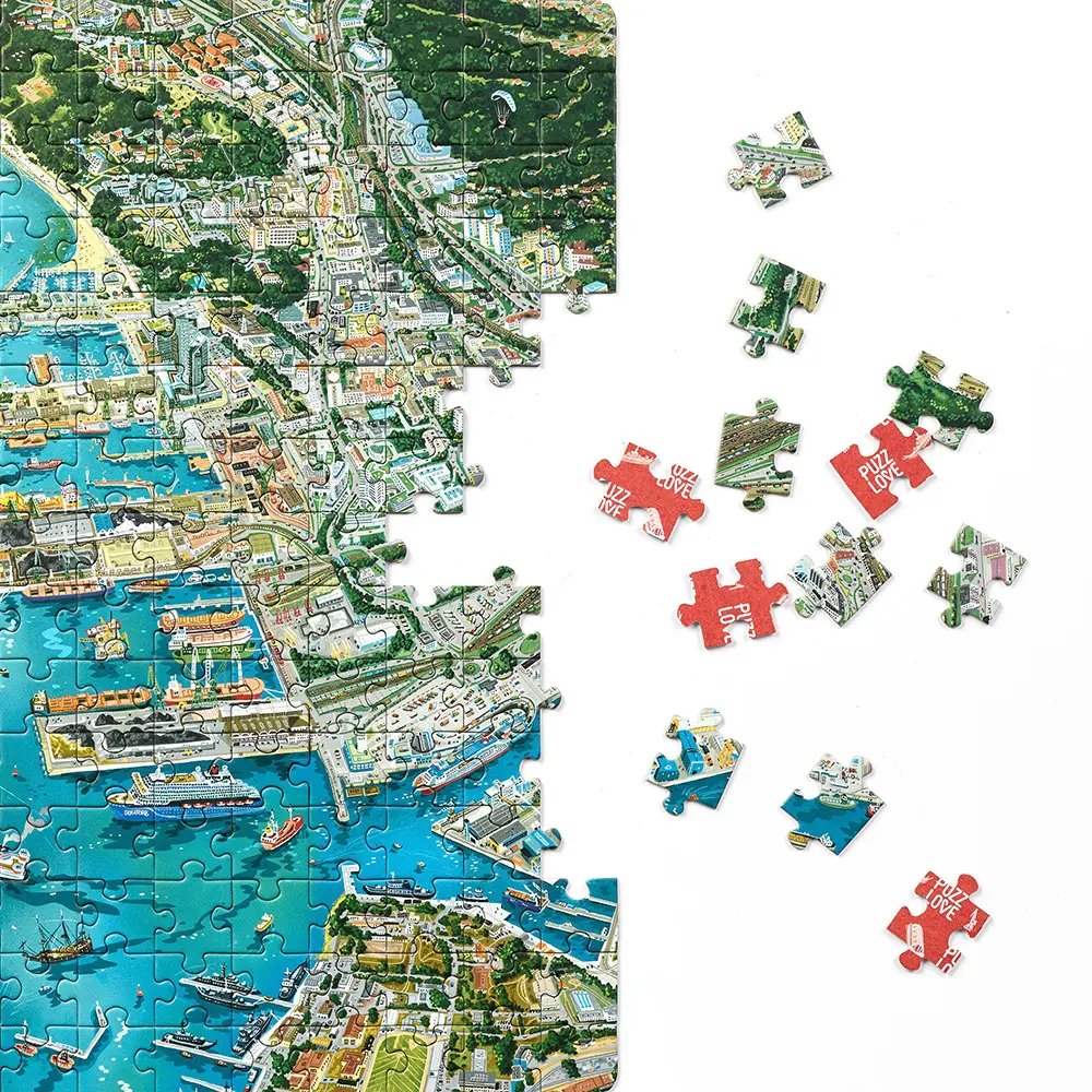 Puzzlove CzuCzu 150 elementów. Gdynia - Puzzle