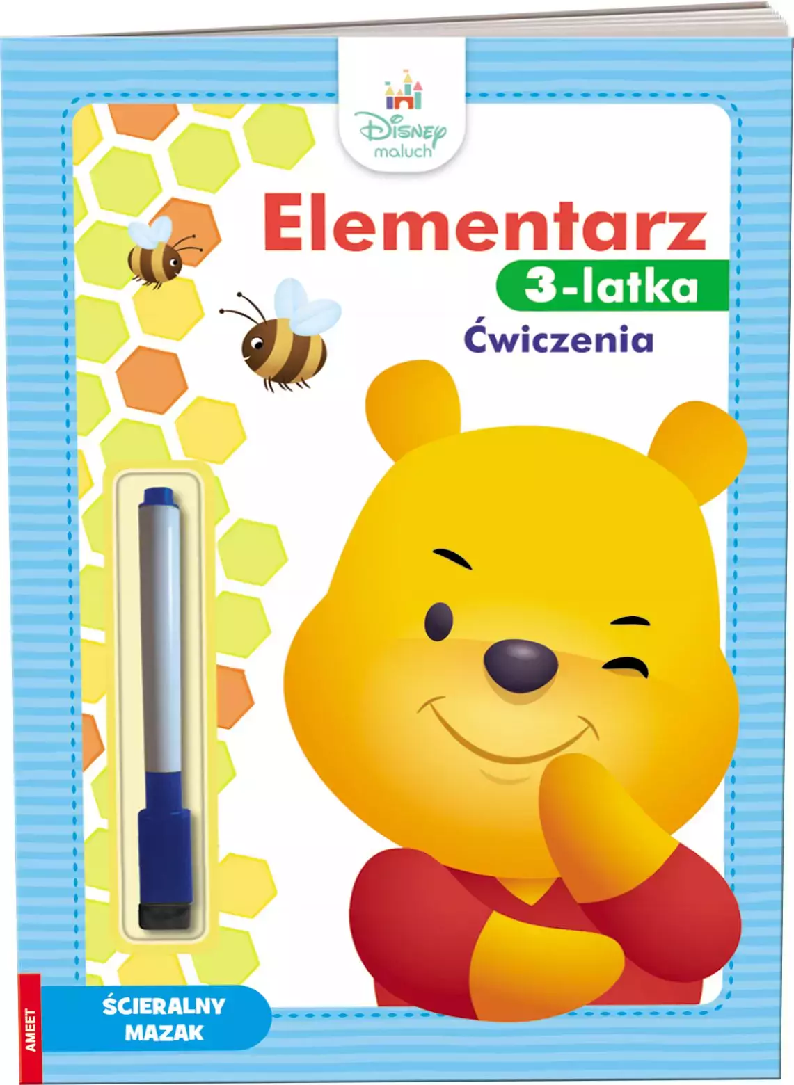 Disney Maluch Elementarz 3-latka ćwiczenia MCS-9201S1 - Książki