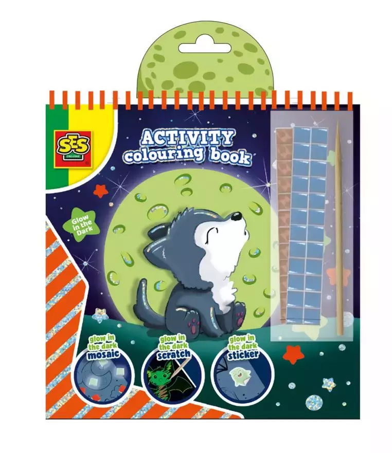 Kolorowanka świecąca w ciemności 3w1 - Książki