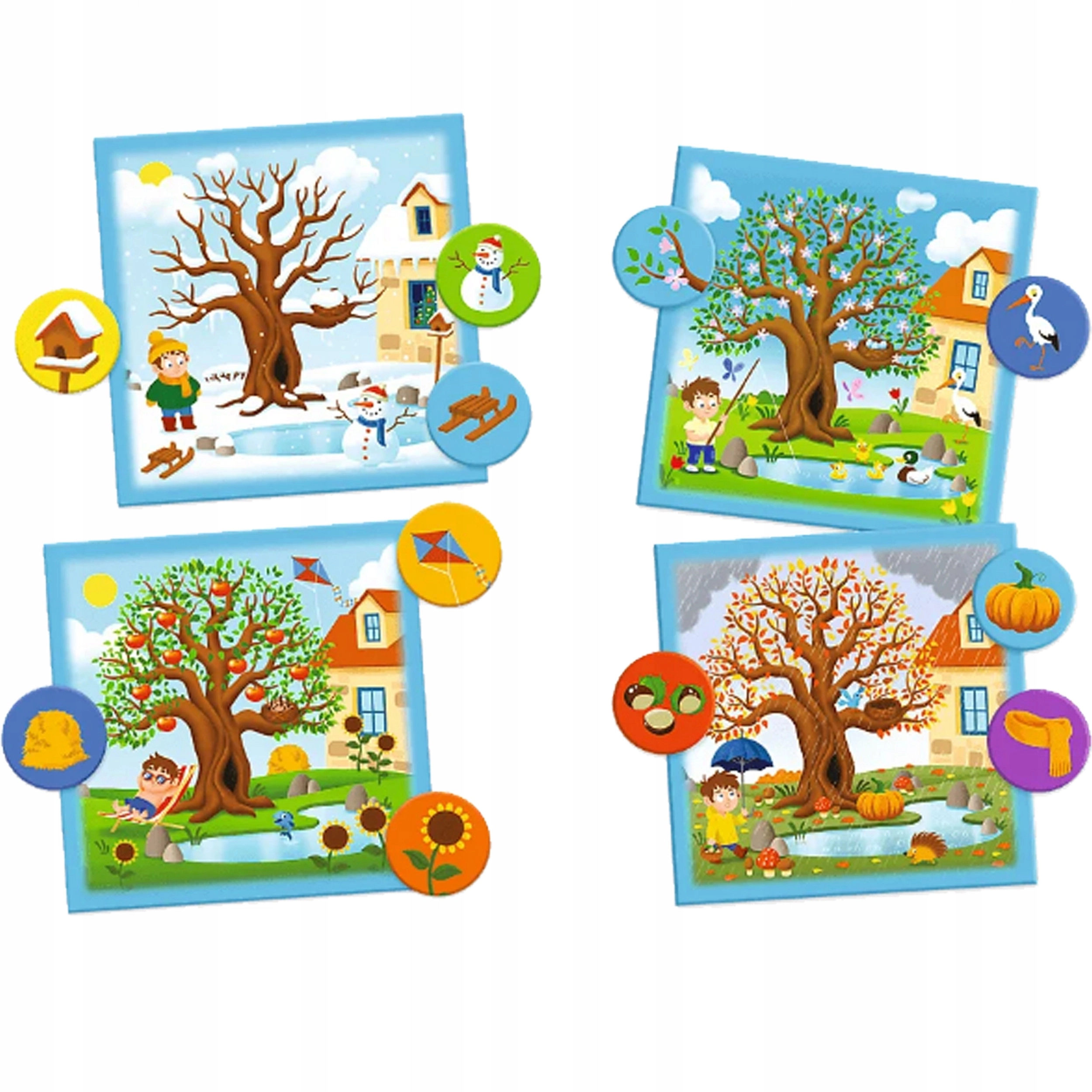 Gra planszowa PORY ROKU ABC MALUCHA Trefl - Gry