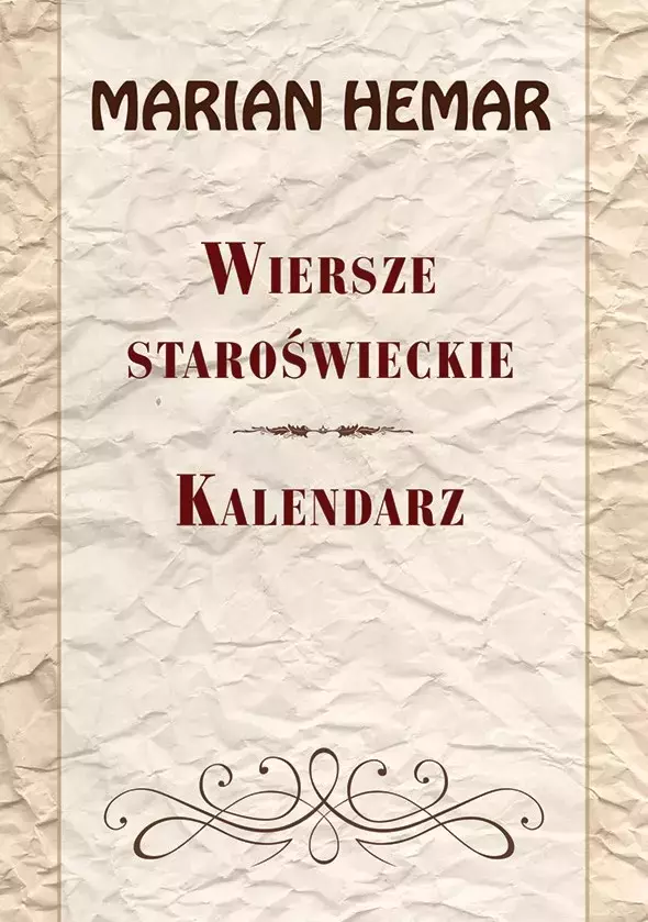 Wiersze staroświeckie. Kalendarz - Książki