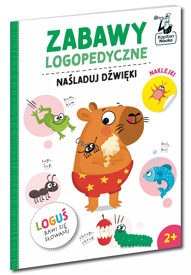 Zabawy logopedyczne. Loguś bawi się słowami. Naśladuj dźwięki - Książki