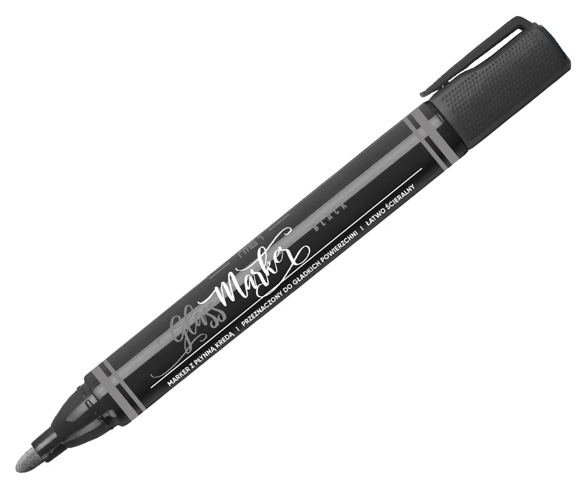 Marker do szk?a Rystor RMG-1 - czarny - Papiernicze i szkolne