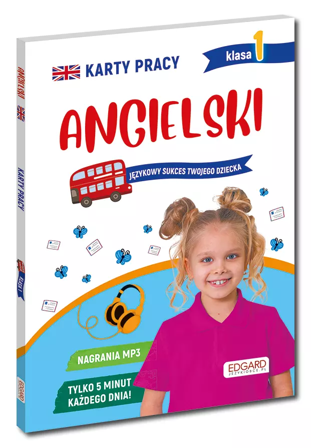 Angielski. Karty pracy. Klasa 1 - Książki