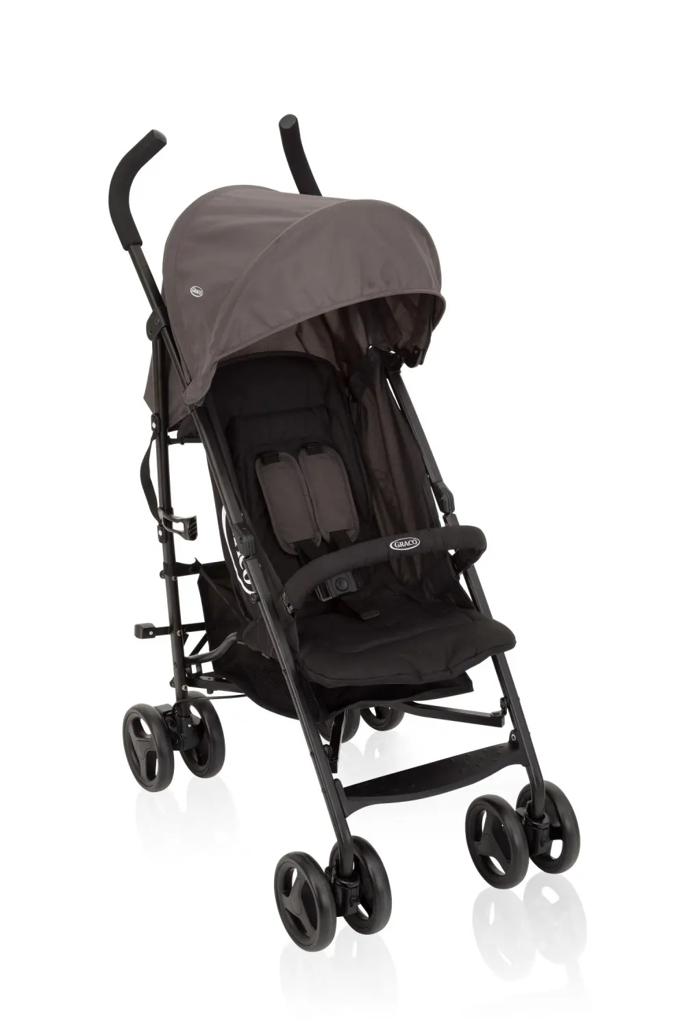 Graco WÓzek Travelite Black Grey - Mama i dziecko