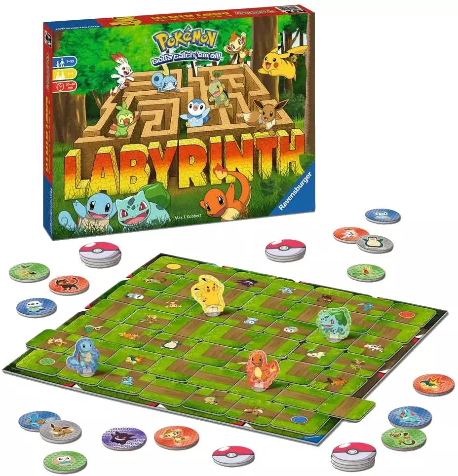 Labyrinth. Pokemon - Gry