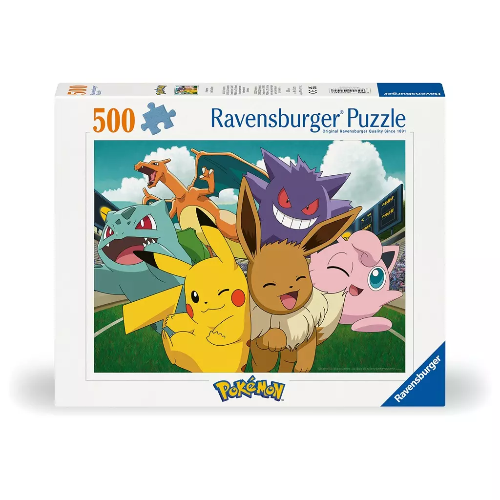 Puzzle 500 elementów. Pokemon Classic - Puzzle