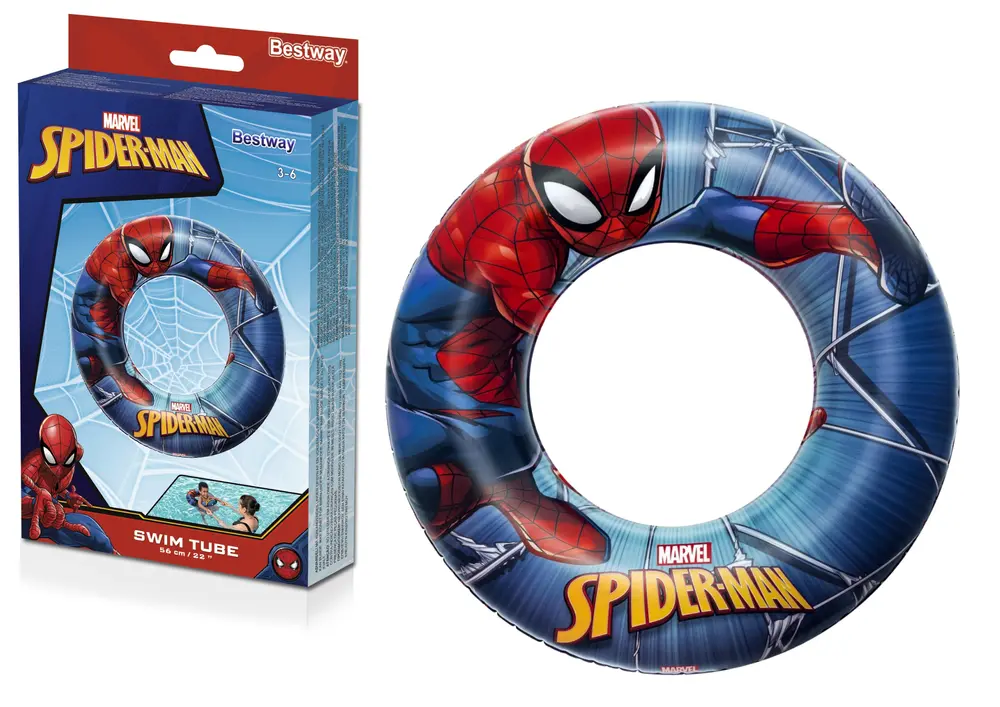 Pompowane Koło Do Pływania Spider-Man 56 cm Bestway 98003 - Elektronika i akcesoria