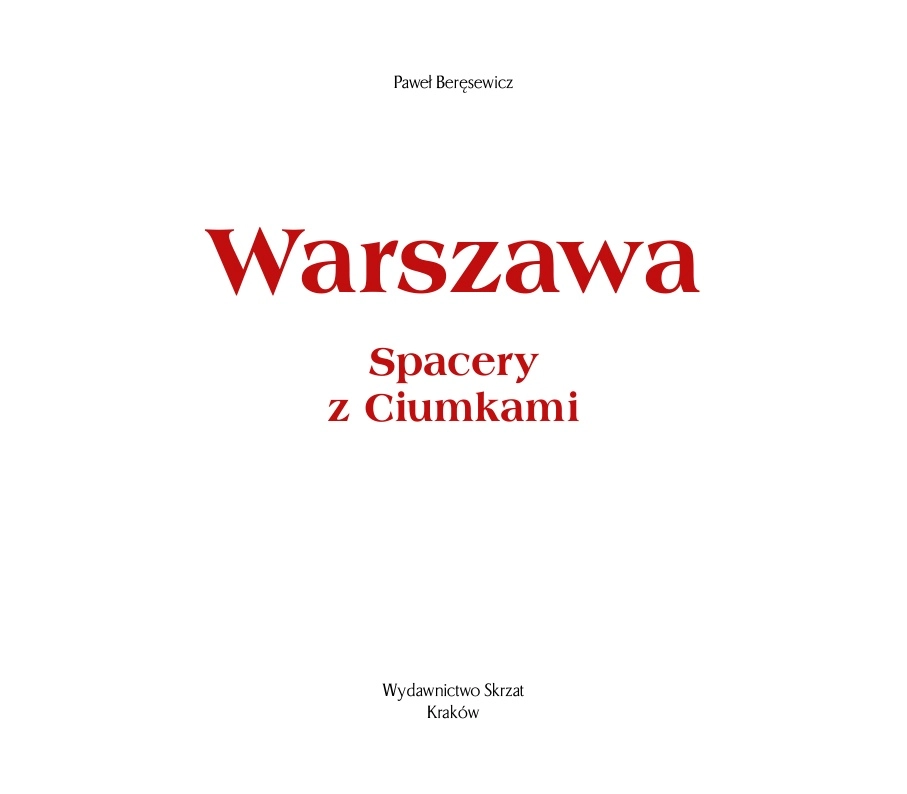 Warszawa. Spacery z Ciumkami - Książki