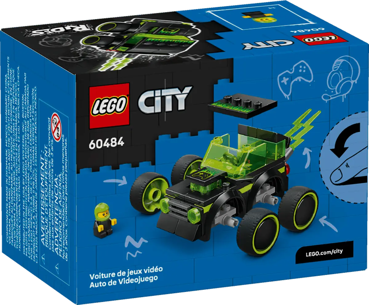 LEGO City Pojazdy - Gamingowa wyścigówka 60484 - Zabawki