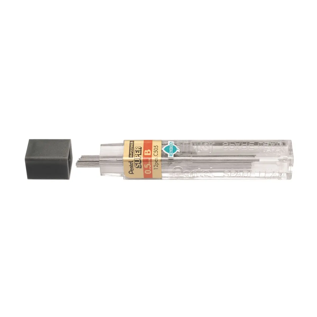 Wkład do ołówka (grafit) B 0,5mm Pentel - Elektronika i akcesoria
