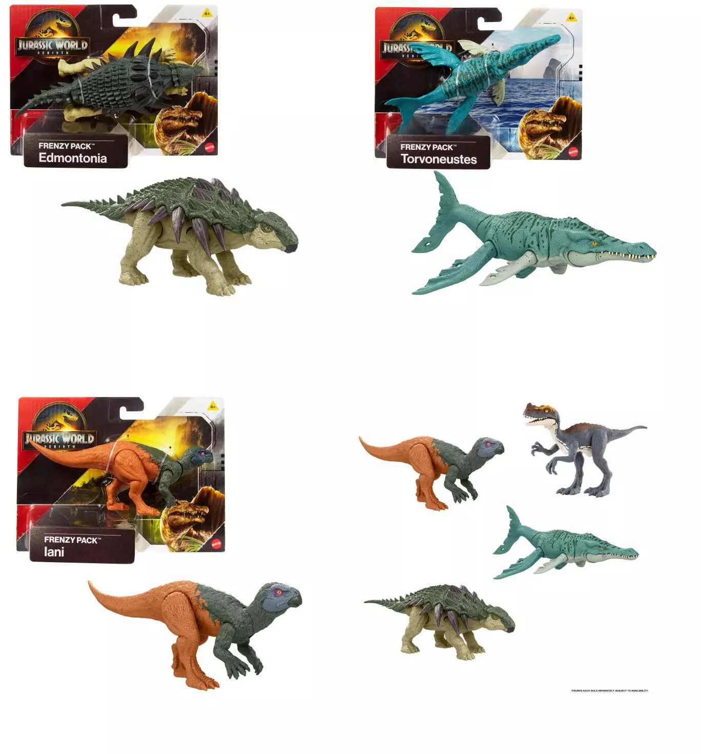 Mattel Jurassic World Rebirth Dziki Dinozaur Asortyment Jgb72 Wb6
