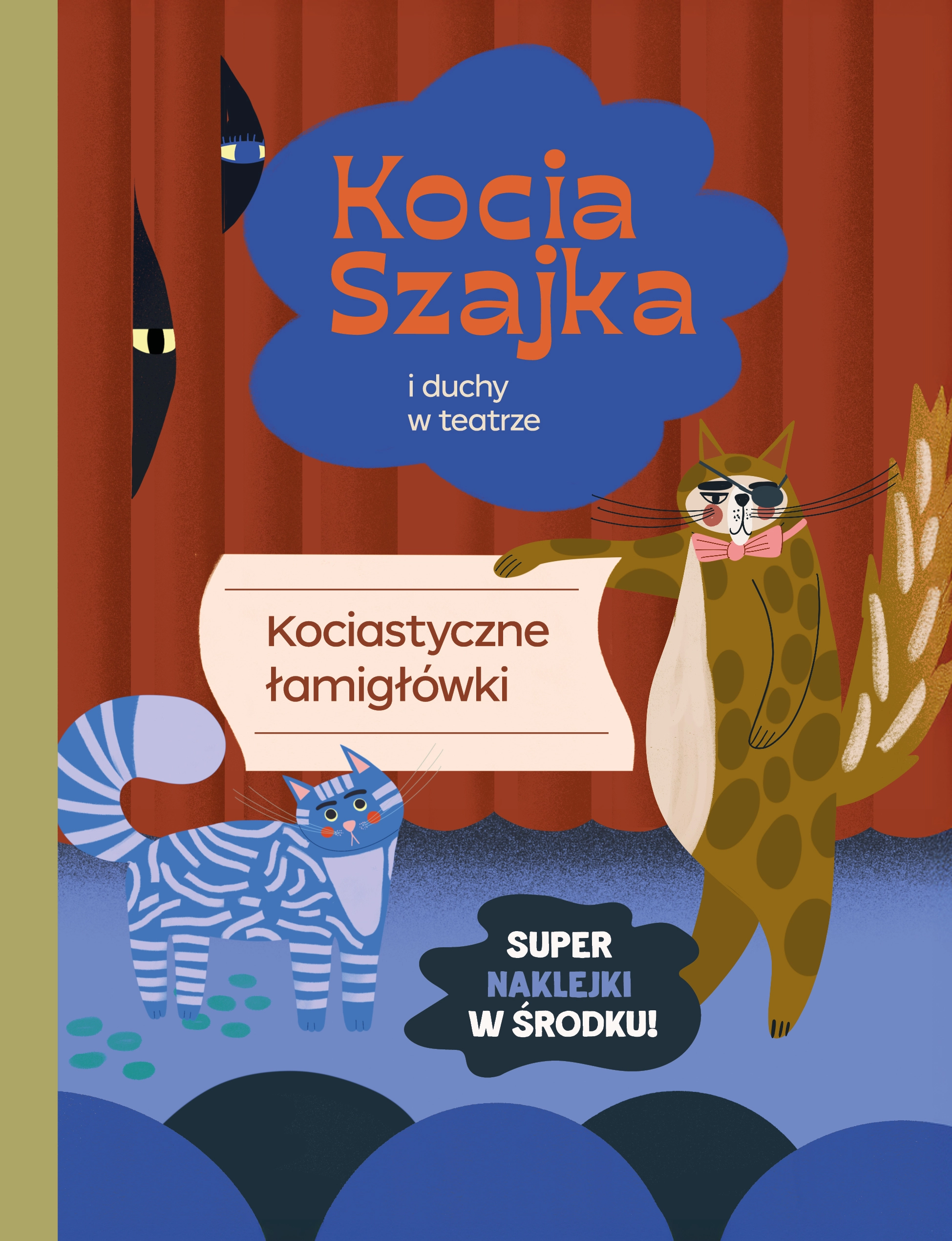 Kocia szajka i duchy w teatrze. Kociastyczne łamigłówki - Książki