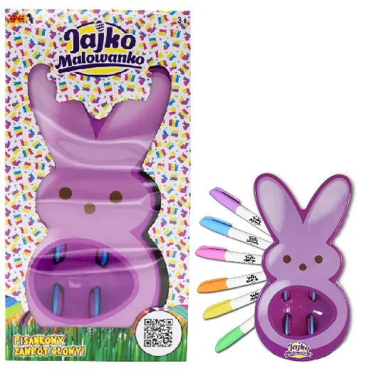 Jajko Malowanko. Maszynka do malowania jajek, fioletowa - Zabawki