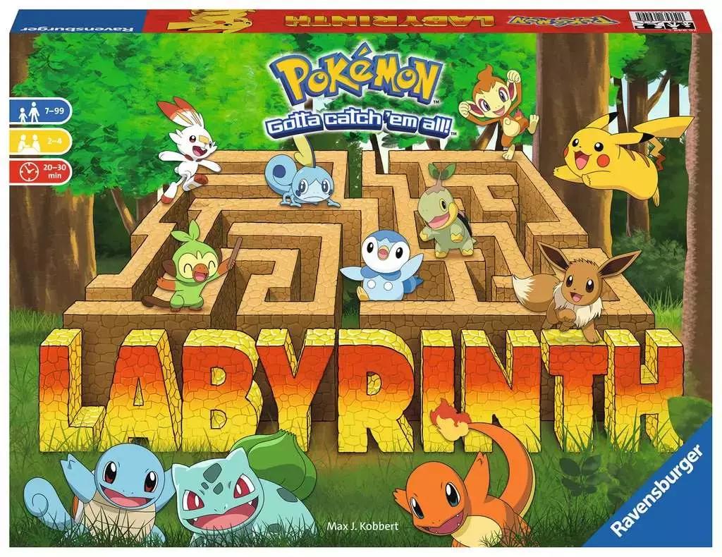 Labyrinth. Pokemon - Gry