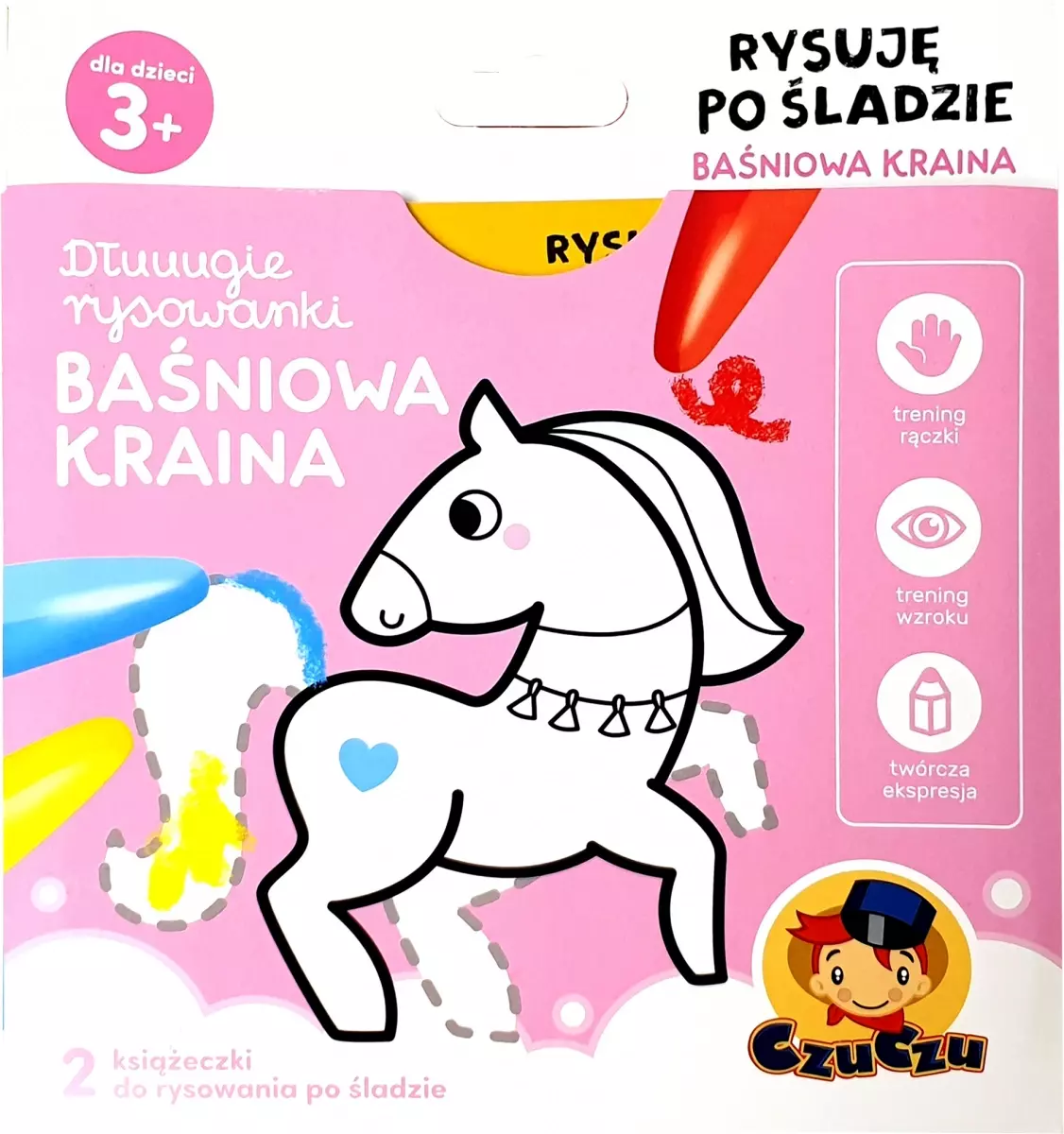 CzuCzu. Dłuuugie rysowanki. Rysuję po sladzie. Baśniowa kraina - Książki