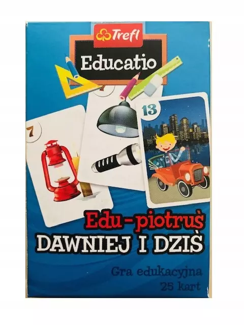 Dawniej i dziś. Karty Edu Piotruś - Gry