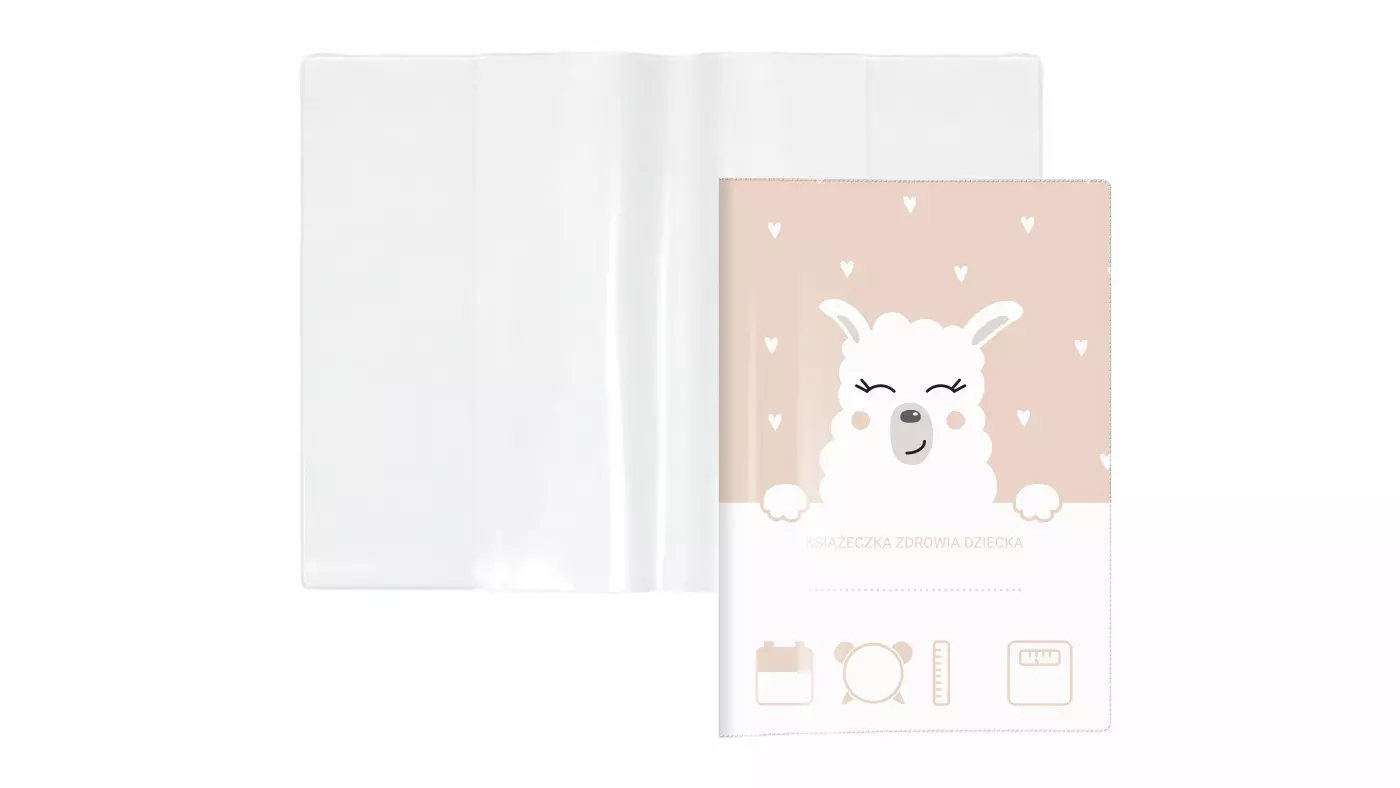 Okładka Na Książeczkę Zdrowia Dziecka Alpaka Biurfol Kz-00-07 - Papiernicze i szkolne