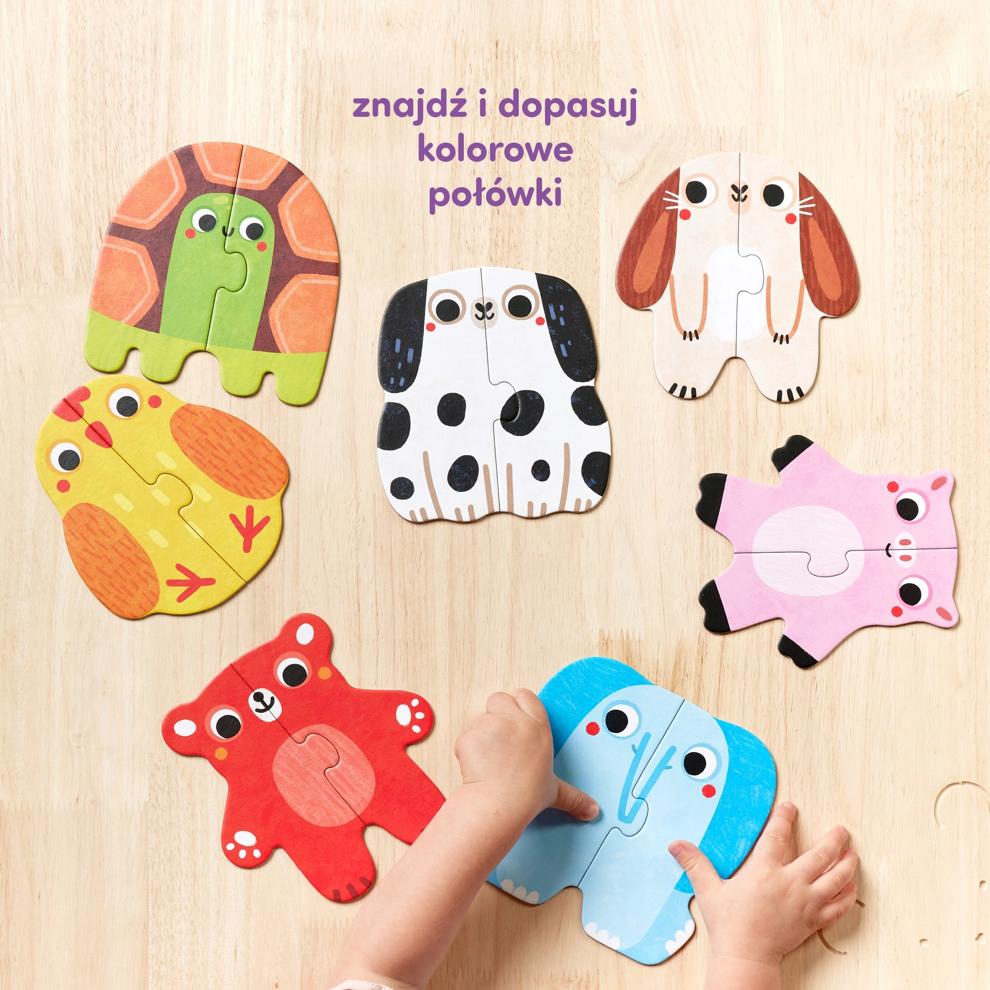 CzuCzu Moje pierwsze puzzle Zwierzątka dla dzieci 15 mies.+ - Puzzle