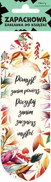 Zakładka zapach Liście - Papiernicze i szkolne