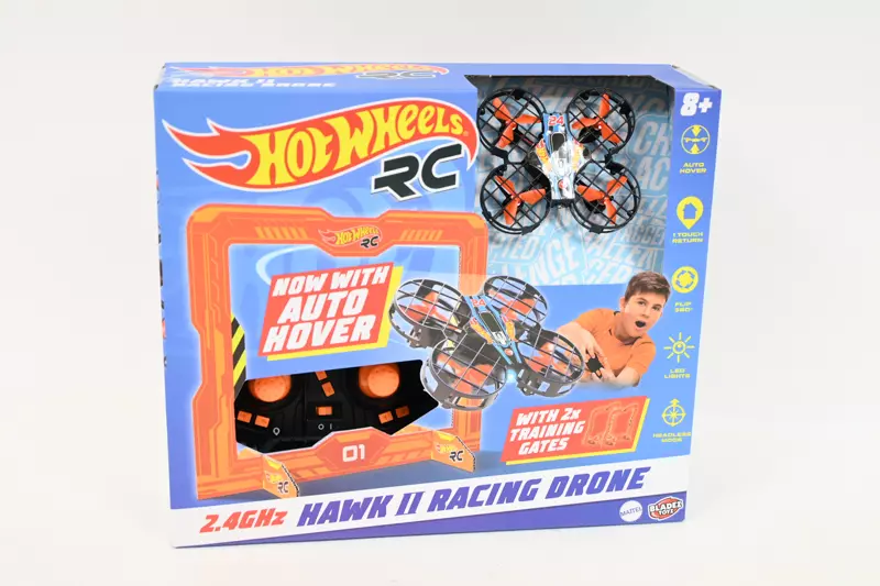 Hot Wheels Dron Hawk RC - Zabawki