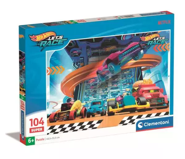 Puzzle 104 Super Kolor Hot Wheels - Puzzle