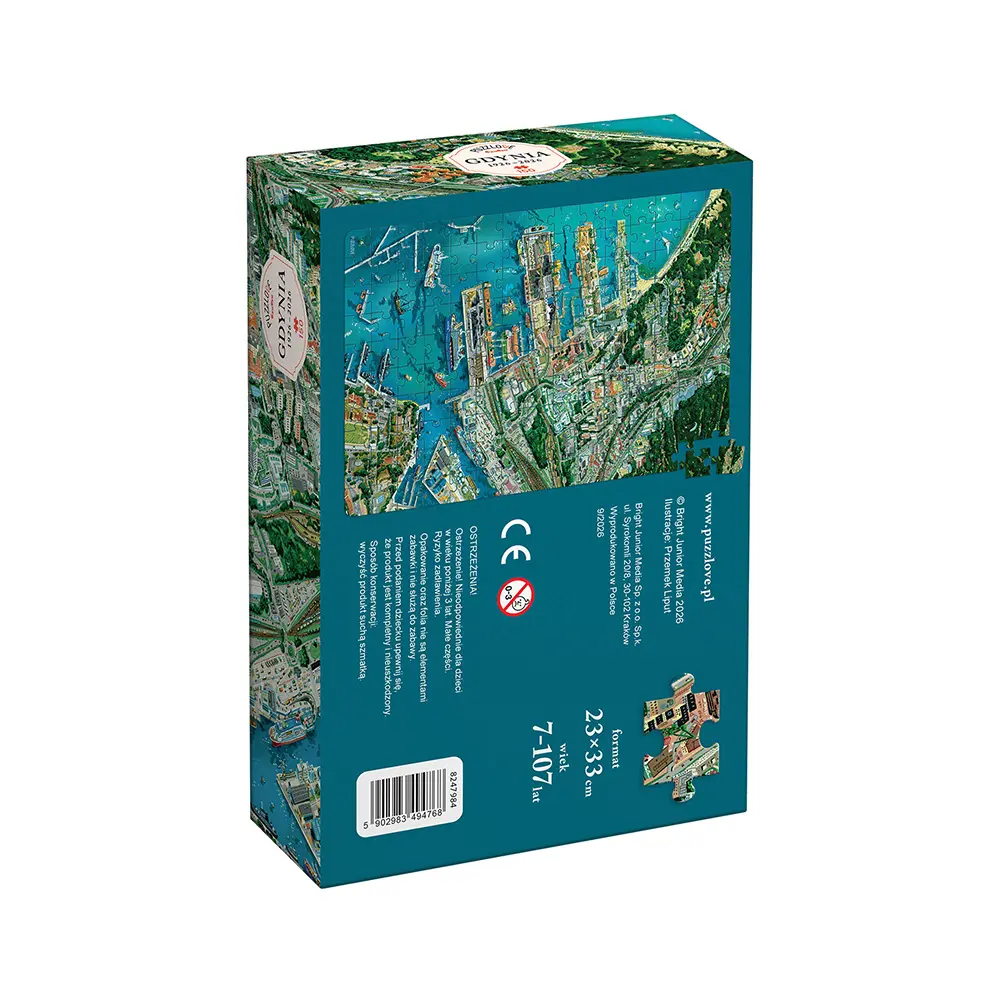 Puzzlove CzuCzu 150 elementów. Gdynia - Puzzle